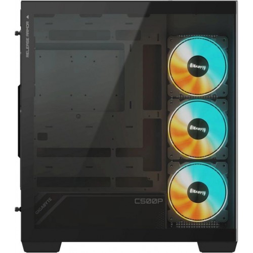 Корпус Gigabyte GB-C500P ST черный ATX 6x120mm 3x140mm 2xUSB3.0 audio bott PSU [28300-C500B-1CKR]