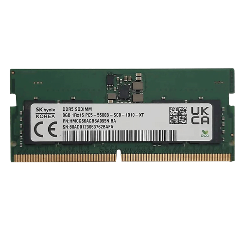 Память оперативная/ SK Hynix 8Gb 5600MT/s DDR5 SODIMM 1Rx16 PC5-5600B-SCO-1010-XT