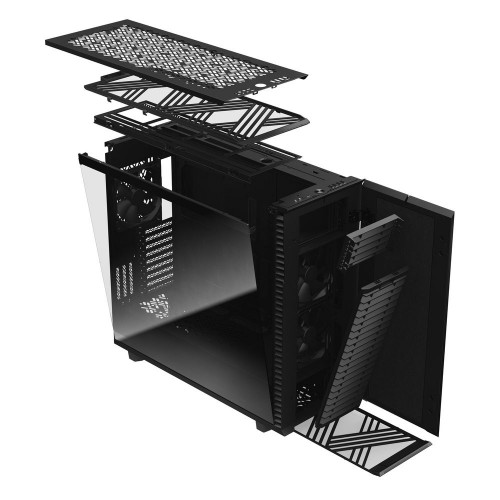 Корпус ПК Fractal Design Define 7 XL TG Dark Tint - Full-Tower без блока питания с поддержкой EE-ATX, E-ATX, ATX и USB 3.2