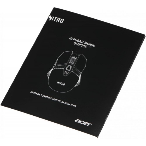 Мышь Acer Nitro OMR305 черный оптическая 3200dpi беспров. BT/Radio USB 6but (ZL.MCECC.020)