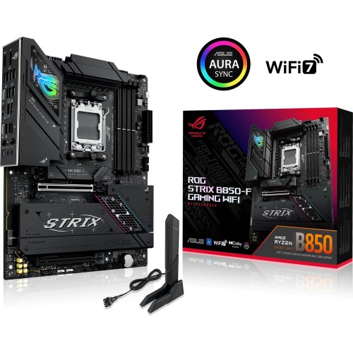 Купить материнскую плату Asus ROG STRIX B850-F GAMING WIFI AM5 с поддержкой DDR5 и 2.5G LAN