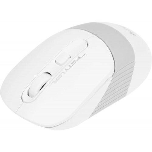 Мышь A4Tech Fstyler FG10S белый/серый оптическая 2000dpi silent беспров. USB для ноутбука 4but (FG10S WHITE)