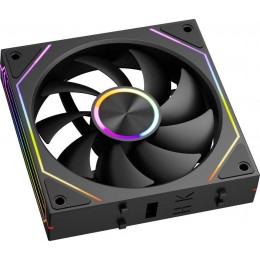 Вентилятор для корпуса PcCooler F3 X120 BK ARGB 120х120x25 черный 4-pin 28.4дБ (F3X120-BKAC012-GL) Ret