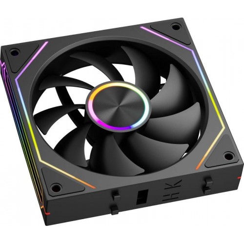 Вентилятор для корпуса PcCooler F3 X120 BK ARGB 120х120x25 черный 4-pin 28.4дБ (F3X120-BKAC012-GL) Ret