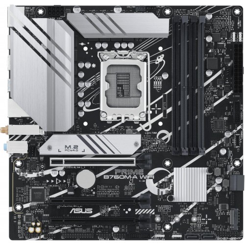 Купить материнскую плату Asus PRIME B760M-A WIFI для Intel 1700 с поддержкой DDR5, 8ch звука и 2.5G LAN