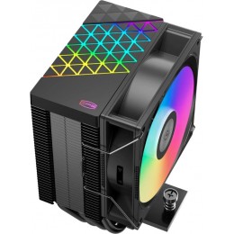 Кулер PcCooler R400 ARGB Soc-AM5/AM4/1200/1700/1851 черный 4-pin 18-30dB Al+Cu 180W Ret (R400-BKAWYX-US)