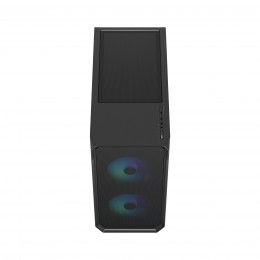 Корпус ПК без блока питания/ Case Fractal Design Focus 2 RGB, Midi-Tower, 2x140mm RGB, 2xUSB-A 3.2 ATX, mATX, mITX Black