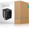 Кулер Deepcool AK620 Soc-AM5/AM4/1200/1700/1851 черный 4-pin 11-28dB Al+Cu 260W 1456gr Ret (R-AK620-BKNNMT-G) [R-AK620-BKNNMT-G]