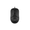 Мышь A4Tech Fstyler FM12S черный оптич. 1200dpi silent USB 3but (FM12S BLACK) A4Tech