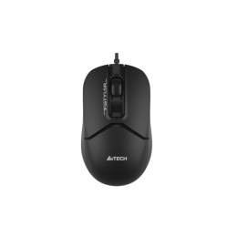 Мышь A4Tech Fstyler FM12S черный оптич. 1200dpi silent USB 3but (FM12S BLACK)