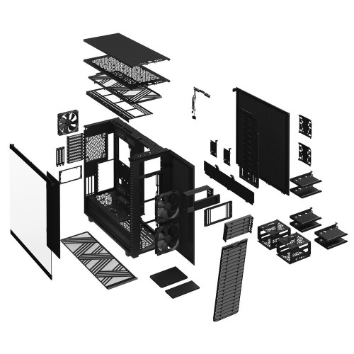 Корпус ПК Fractal Design Define 7 XL TG Dark Tint - Full-Tower без блока питания с поддержкой EE-ATX, E-ATX, ATX и USB 3.2
