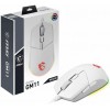 Мышь MSI Clutch GM11 белый оптическая 5000dpi USB 5but (S12-0401970-CLA)