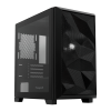 Корпус без блока питания/ Case HSPD M340, Mesh Mid Tower, Black, TG, 0.5 SPCC, no fans, mATX, mITX, 165/350/200mm, 2x2.5", 2x3.5", 4xPCI, 1xUSB-A 3.0, 2xUSB-A 2.0, 415x220x410mm HSPD