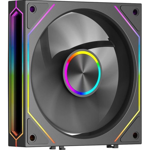 Вентилятор для корпуса PcCooler F3 X120 BK ARGB 120х120x25 черный 4-pin 28.4дБ (F3X120-BKAC012-GL) Ret