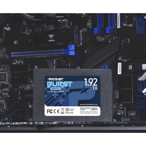 Твердотельный накопитель Patriot SATA-III 1.92TB PBE192TS25SSDR Burst Elite 2.5 - Высокая производительность и надежность для вашего ПК
