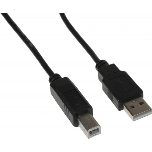 Кабель USB A (m) - USB B (m) 3м черный KingPrice KP-AmBm-v2-3m ver2.0 для надежного подключения устройств