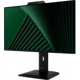 Монитор/ MSI PRO MP272PMG 27" 1920x1080, IPS, 120Hz, Webcam, 4ms, 100M:1, 300cd, VGA, HDMI, DP, 3xUSB, Speaker, H. adj, Pivot, VESA, 1y, Black
