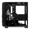 Корпус без блока питания/ Case HSPD M340, Mesh Mid Tower, Black, TG, 0.5 SPCC, no fans, mATX, mITX, 165/350/200mm, 2x2.5", 2x3.5", 4xPCI, 1xUSB-A 3.0, 2xUSB-A 2.0, 415x220x410mm HSPD