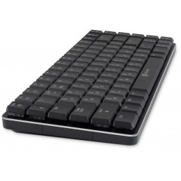 Клавиатура Оклик K615X механическая серый/серебристый USB slim Multimedia for gamer LED (1934413) кабель 1.5м