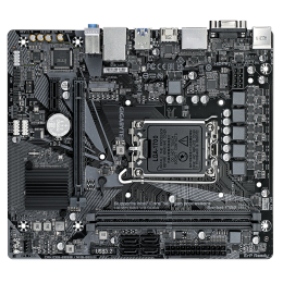Материнская плата/ MB GIGABYTE INTEL H610 s1700, 2xDDR4(64GB), D-SUB/HDMI 2.1/2xDP, 1xPCIe 4.0x16, 1xPCIe 3.0, 1xLAN, 4xSATA 6Gb/s, 1xM.2, 2xUSB 3.2, 4xUSB 2.0, 1xPS/2, mATX