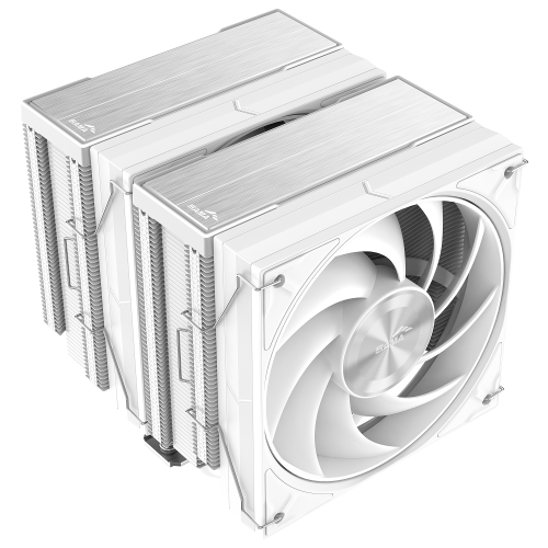 Кулер для процессора/ CPU Cooler SAMA A60W (265W, 4-pin PWM, 156.5mm, 6x6mm, 2x120mm, 78CFM, 29dBA, 2200RPM, S: 1851/1700/1200/115X, AM5/AM4, white) SAMA