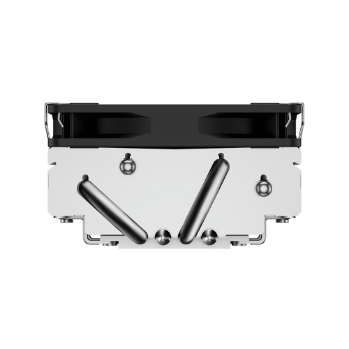 Кулер для процессора/ CPU Cooler PCCooler RC400-53 (125W, 4-pin PWM, 53.5mm, Al/Cu, 4x6mm, 1x92mm, 43CFM, 31.2dBA, 2700RPM, S: 1851/1700/1200/20XX/115X, AM5/AM4, silver, black)