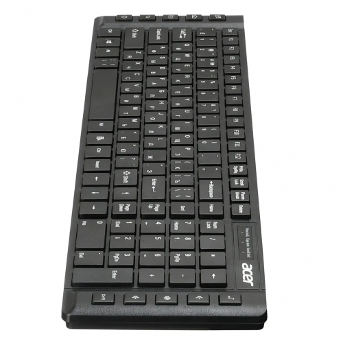 Клавиатура/ Клавиатура Acer OKW010 USB slim Multimedia black Acer