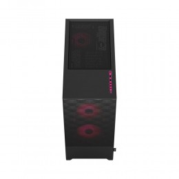 Корпус ПК без блока питания/ Case Fractal Design Pop Air RGB Magenta Core TG Clear Tint, Midi-Tower, 3x120mm RGB, 2xUSB-A 3.2 ATX, mATX, mITX Black/Magenta