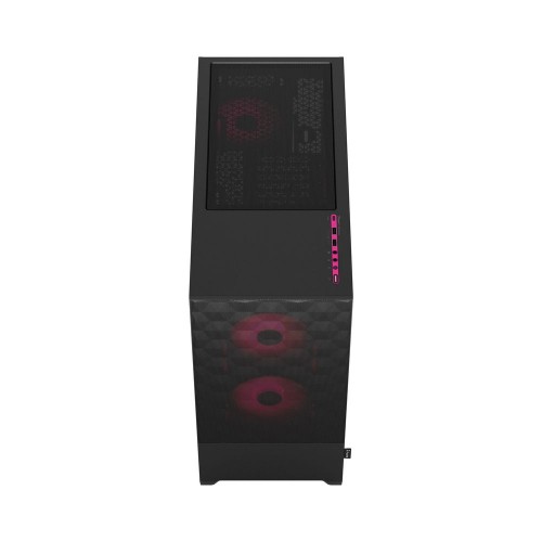 Корпус ПК без блока питания/ Case Fractal Design Pop Air RGB Magenta Core TG Clear Tint, Midi-Tower, 3x120mm RGB, 2xUSB-A 3.2 ATX, mATX, mITX Black/Magenta Fractal Design