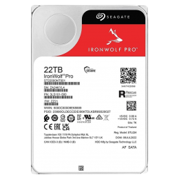 Жесткий диск/ HDD Seagate SATA3 22Tb Ironwolf Pro 7200 512Mb 1 year warranty (replacement WD221KFGX, ST20000NT001)