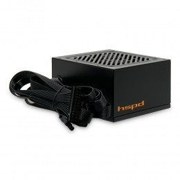 Блок питания/ Power Supply HSPD, 500W 80+ White (ATX, 2.31, Non-modular, 1x24(20+4)pin 500mm, 1xCPU 8(4+4)pin 550mm, 1xPCIe 8(6+2)pin 500mm, 1xSATA*3 400+150+150mm, 1xSATA*2 400+150mm, 1xMOLEX*2 400+150mm , Active, 120x120mm, 150x140x86mm, APFC, OVP, OPP,