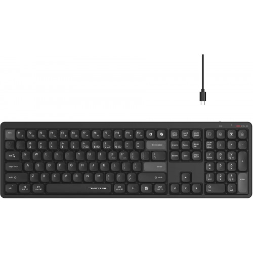 Клавиатура A4Tech FBX55C: Беспроводная USB Slim Multimedia в Черном Цвете