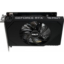 Видеокарта Palit PCI-E 4.0 PA-RTX3050 STORMX OC NVIDIA GeForce RTX 3050 6Gb 96bit GDDR6 1042/14000 DVIx1 HDMIx1 DPx1 HDCP Ret