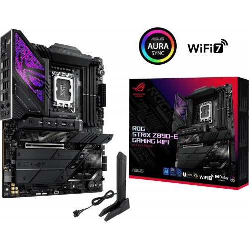 Материнская плата Asus ROG STRIX Z890-E GAMING WIFI: Высокопроизводительная ATX для Intel с поддержкой DDR5 и 5Gigabit RAID