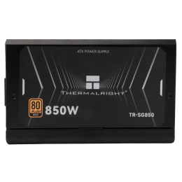 Блок питания 850W/ Power Supply Thermalright, 850W 80+ Gold (ATX, 3.1, PCIe 5.1, Full modular, 1x24(20+4)pin 600mm, 2xCPU 8(4+4)pin 650mm, 2xPCIe*2 8(6+2)pin 650+150mm, 1x12VHPWR PCIe 5.1 12+4pin 600mm, 2xSATA*4 450+150+150+150mm, 1xMOLEX4pin*3 500+150+15