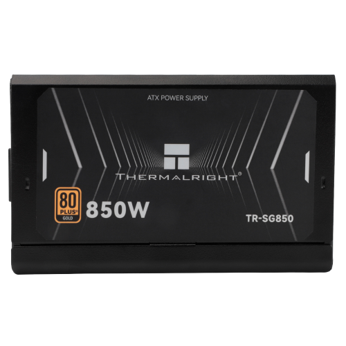 Блок питания 850W/ Power Supply Thermalright, 850W 80+ Gold (ATX, 3.1, PCIe 5.1, Full modular, 1x24(20+4)pin 600mm, 2xCPU 8(4+4)pin 650mm, 2xPCIe*2 8(6+2)pin 650+150mm, 1x12VHPWR PCIe 5.1 12+4pin 600mm, 2xSATA*4 450+150+150+150mm, 1xMOLEX4pin*3 500+150+15