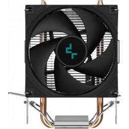 Кулер Deepcool AG200 Soc-AM5/AM4/1200/1700/1851 черный 4-pin 18-31dB Al+Cu 100W 304gr Ret (R-AG200-BKNNMN-G) [R-AG200-BKNNMN-G]
