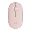 Мышь Logitech Pebble M350 розовый оптическая 1000dpi беспров. BT USB 2but (910-005575)