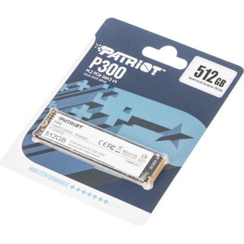 Накопитель SSD Patriot P300 512GB M.2 2280 PCIe 3.0 x4 – Высокоскоростное Хранение Данных