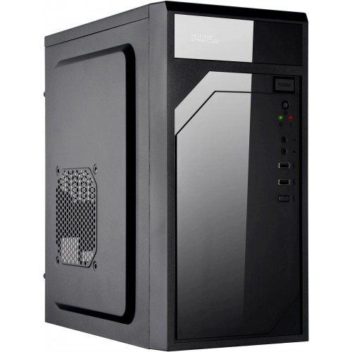 Корпус KingPrice KPCC-MN208 черный mATX с вентиляцией 1x80mm, 2x120mm и портами USB 2.0