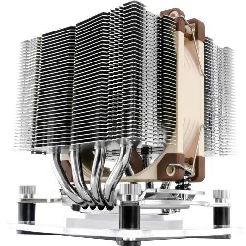 Кулер для процессора/ CPU Cooler Noctua NH-D9L (88W, 4-pin PWM, 110mm, Al/Cu, 4x6mm, 1x92x92x25mm, 46.44CFM, 22.8dBA, 2000RPM, S: 1851/1700/1200/115X, AM5/AM4, Beige/Brown)