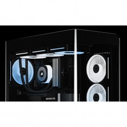 Корпус без блока питания/ Case Corsair Frame 4500X LX-R RGB iCUE LINK, Midi-Tower, TG, 3x120mm ARGB reverse fans, 2xUSB-A 3.2, 1xUSB 3.2 Type-C, E-ATX, ATX, mATX, mITX Black