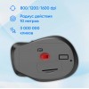 Беспроводная оптическая мышь Оклик 504MW черный/серый - 1600dpi, 6 кнопок, Silent