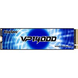 Твердотельный накопитель/ Kingspec SSD VP14000 2280, 4096GB, M.2(22x80mm), NVMe, PCIe 5.0 x4, 3D TLC, R/W 14000/13000MB/s, IOPs 1 145 000/1 087 000, TBW 2400, DWPD 0.5 (3 года)