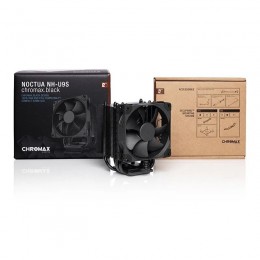 Кулер для процессора/ CPU Cooler Noctua NH-U9S chromax.black (140W, 4-pin PWM, 125mm, Al/Cu, 5x6mm, 1x92x92x25mm, 46.44CFM, 22.8dBA, 2000RPM, S: 1851/1700/1200/115X, AM5/AM4, Black)