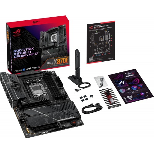 Материнская плата Asus ROG STRIX X870E-H GAMING WIFI7 для Socket AM5 с поддержкой DDR5 и 5Gigabit RAID