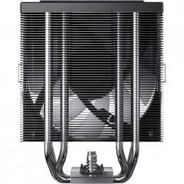 Кулер для процессора/ CPU Cooler JONSBO CR-1000MAX V2 ARGB (230W, 4-pin PWM, 157mm, Al/Cu, 6x6mm, ARGB, 1x120mm, 70.8CFM, 33.2dBA, 1800RPM, S: 1851/1700/1200/115X, AM4/AM5 Black)