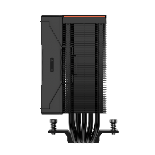 Кулер для процессора/ CPU Cooler PCCooler RZ500 BK (250W, 4-pin PWM, 155mm, Al/Cu, 5x6mm, 1x120mm, 86.73CFM, 32dBA, 2200RPM, S: 1851/1700/1200/115X, AM5/AM4, black) PcCooler