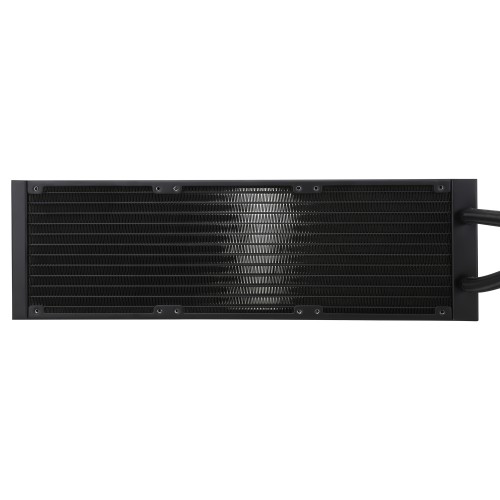 Водяное охлаждение для процессора/ Water Cooling System Thermalright Frozen Warframe Pro 360 Black Argb (360mm, Black, ARGB/ Fans: 3x120mm, 70.84CFM, 29.8dBA, 2000RPM/ Pump height 60mm, 23dBA, 3000RPM, Rad thickness 27mm/ S: 1200, 1700, 1851, 2011, 2066, 