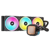 Система жидкостного охлаждения/ Water Cooling System Corsair iCUE LINK H150i RGB (360mm, Black, RGB/ Fans: 3x120mm, 63.1CFM, 37dBA, 2400RPM/Rad thickness 27mm/ S: 1851, 1700, 1200, 115X, AM5, AM4) Corsair
